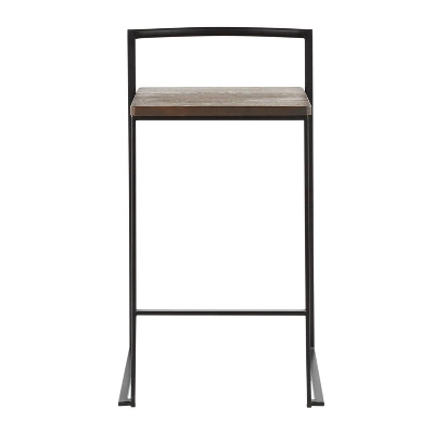 Set Of 2 Fuji Contemporary Stackable Barstools - LumiSource 7 Set Of 2 Fuji Contemporary Stackable Barstools - LumiSource - Image 5