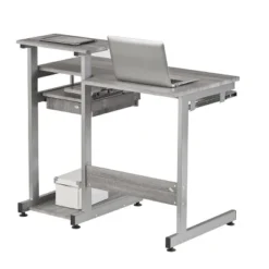 Complete Computer Workstation Desk Gray - Techni Mobili -Furniture Specialty Store GUEST 005ef661 a9de 4ae0 860d b92e705eae83