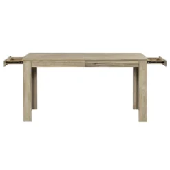 7 PCS Extendable Wooden Dining Table Set With 6 Upholstered Chairs, 12" Leaf And 2 Drawers-ModernLuxe -Furniture Specialty Store GUEST 00bd56a9 ce32 4524 9d75 64f0027cbac4