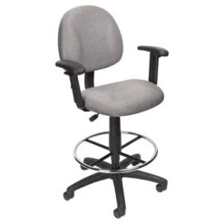 Drafting Stool With Footring And Adjustable Arms - Boss Office Products -Furniture Specialty Store GUEST 00c4ffa3 b34c 40fd a0e8 f5f2bb095bfa