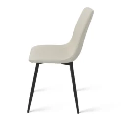 Charls+Bingo 5-Piece Metal Legs And 4 Upholstered Chairs Modern Rectangular Dining Table Furniture Set-The Pop Maison -Furniture Specialty Store GUEST 00d0bc17 7e12 4600 87cd 95ea872346c6