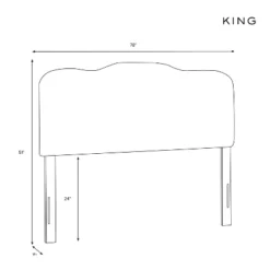 Seville Faux Silk Upholstered Headboard - Skyline Furniture -Furniture Specialty Store GUEST 010943fe 4aa5 4b41 9092 0051775d4c19