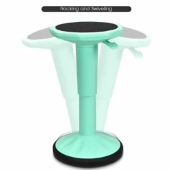 Costway Wobble Chair Height Adjustable Active Learning Stool Sitting Home Office Green Backless Silicone -Furniture Specialty Store GUEST 0113d5ce 2aae 40db ae7a c1f9b098ab9f