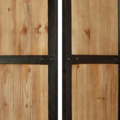 Farmhouse Carved Wood Panel Room Divider Screen Brown - Olivia & May -Furniture Specialty Store GUEST 01194eff e742 4b9e b26a 9064362eba26