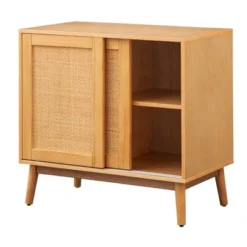 Rosen Rattan Sliding Door Buffet Natural - Buylateral -Furniture Specialty Store GUEST 012a71cb e5a6 405e b49c daff1b3f6b0e