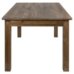 Emma And Oliver 60" X 38" Rectangular Antique Rustic Solid Pine Farm Dining Table -Furniture Specialty Store GUEST 01421686 dd90 4042 a413 cdf6e85a2177