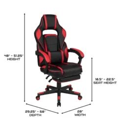 BlackArc Zulu Gaming Desk And Chair Set, Ergonomic Gaming Chair With USB Massage, Slide-Out Footrest, And Detachable Headrest Pillow -Furniture Specialty Store GUEST 014b766c f90b 4975 a816 24b7313330eb