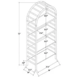 72" Holladay Curved Wooden Bookcase - Threshold™ Designed With Studio McGee 23 72" Holladay Curved Wooden Bookcase - Threshold™ Designed With Studio McGee -Furniture Specialty Store GUEST 02d306c2 b728 424b 85ec e8a3f4144d26