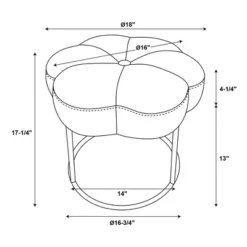 Seraphina Accent Vanity Stool - Linon -Furniture Specialty Store GUEST 03690e06 4ef4 4858 a6c8 d32744cd8aa2