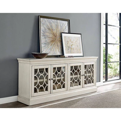 72" Rustic Four Door Tv Console Fully Assembled For Tvs Up To 70" - Martin Furniture 3 72" Rustic Four Door Tv Console Fully Assembled For Tvs Up To 70" - Martin Furniture