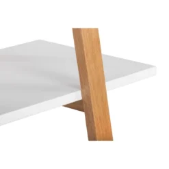 66.33" Abacus Ladder Bookshelf Oak And White - Universal Expert -Furniture Specialty Store GUEST 037d74d1 7a5d 4b5a 922b 0e8f91acbcca