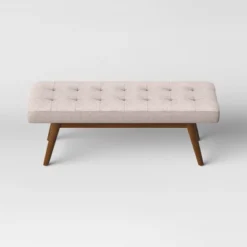 Copan Mid Century Bench Beige - Project 62™ -Furniture Specialty Store GUEST 0420bd6a ee8c 4225 83f2 76e4a44087df