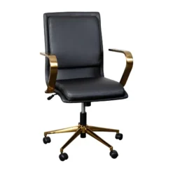 Merrick Lane Mid-Back Home Office Chair With Armrests, Height Adjustable Swivel Seat And Five Star Base -Furniture Specialty Store GUEST 04b80483 a935 4b9c 90c0 1b927b181761