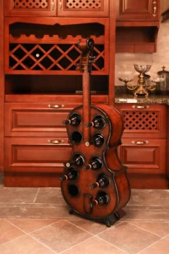 Vintiquewise Decorative 10 Bottle Wooden Cello Shaped Wine Rack 53" Inch Floor Violin 11 Vintiquewise Decorative 10 Bottle Wooden Cello Shaped Wine Rack 53" Inch Floor Violin -Furniture Specialty Store GUEST 04e5b990 59f9 4eed b642 613b9b89fc2e