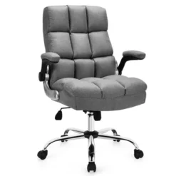 Costway High Back Big & Tall Office Chair Adjustable Swivel W/Flip-up Arm 24 Costway High Back Big & Tall Office Chair Adjustable Swivel W/Flip-up Arm -Furniture Specialty Store GUEST 04fd2c4f 9ab5 44bc 8929 82616db1b89a