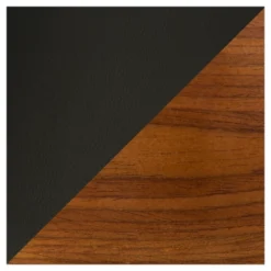 Weller Contemporary Barstool With Black Frame Walnut Wood/Black - Lumisource -Furniture Specialty Store GUEST 05249ae1 bab2 41e3 9d57 ba19811563c7