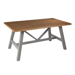 Trelltre Rectangular Dining Table Natural/Gray - Aiden Lane -Furniture Specialty Store GUEST 055ff154 65e4 481c 923e e0570b2c851d