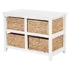 Seabrook Four Double Storage Unit White - OSP Home Furnishings -Furniture Specialty Store GUEST 05a94977 d497 4844 8220 1cc659cdd4a7
