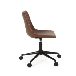 Jarvi Contemporary Upholstered Swivel Office Chair With Rolling Casters - Christopher Knight Home -Furniture Specialty Store GUEST 05e7e809 98b9 4b32 83d9 fa376bcd84f3