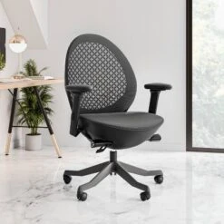 Deco Lux Executive Office Chair Black - Techni Mobili -Furniture Specialty Store GUEST 0698c0c0 6f02 4e2b b769 e935b999811c