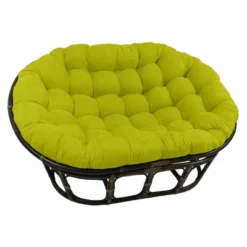 63"x45" Double Papasan With Micro Suede Cushion - International Caravan -Furniture Specialty Store GUEST 080b7d70 758e 4763 a9c5 7999eb09d1f8