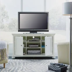 Dover TV Stand For TVs Up To 56" Off White - Home Styles -Furniture Specialty Store GUEST 08560551 9f9d 4437 9486 83d05d6eca49