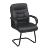 Guest Office Chair With Back Padding Black - OSP Home Furnishings -Furniture Specialty Store GUEST 0923a5ab 656c 4d48 ac52 b38a588dfff0
