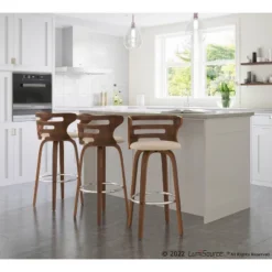 Set Of 2 Cosini Upholstered Barstools - Lumisource -Furniture Specialty Store GUEST 09390826 577d 4b93 916a 92a26568db6a