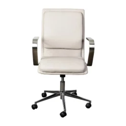Merrick Lane Mid-Back Home Office Chair With Armrests, Height Adjustable Swivel Seat And Five Star Base -Furniture Specialty Store GUEST 09e04537 92c5 433e 8284 06f87443d4d7