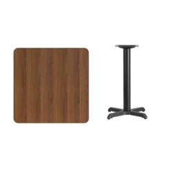 Emma And Oliver 30" Square Laminate Table Top With 22"x22" Table Height Base -Furniture Specialty Store GUEST 0a26ef0d da5c 4ed1 a2ef d331ff8ed6a7