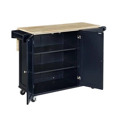 Dolly Madison Kitchen Cart With Wood Top - Home Styles 4 Dolly Madison Kitchen Cart With Wood Top - Home Styles - Image 2