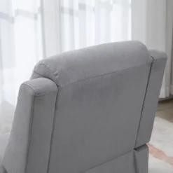 HOMCOM Contemporary Manual Recliner Chair With Footrest, Sofa Armchair For Living Room Bedroom, Gray -Furniture Specialty Store GUEST 0b2b2683 3b89 4df6 bdbb 7f208d81fb2d