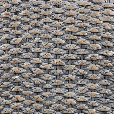 Set Of 2 Melvin Coastal Seagrass Dining Counter Height Barstools With Cushion Gray - Treasure Trove Accents 7 Set Of 2 Melvin Coastal Seagrass Dining Counter Height Barstools With Cushion Gray - Treasure Trove Accents - Image 5