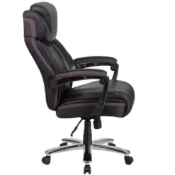 Flash Furniture HERCULES Series Big & Tall 500 Lb. Rated Black LeatherSoft Executive Swivel Ergonomic Office Chair With Adjustable Headrest -Furniture Specialty Store GUEST 0b88dab3 e9e3 43d3 8ee4 2a3de8779e73
