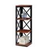 38.5" Oxford 3 Tier Corner Bookcase - Breighton Home