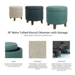 Boho Tufted Storage Ottoman - HomePop 21 Boho Tufted Storage Ottoman - HomePop -Furniture Specialty Store GUEST 0c18a023 18c3 4cfb bbf4 541d0b8e87dc