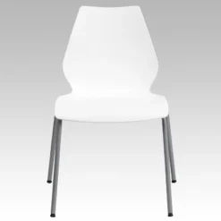 Flash Furniture HERCULES Series 770 Lb. Capacity White Stack Chair With Lumbar Support And Silver Frame 18 Flash Furniture HERCULES Series 770 Lb. Capacity White Stack Chair With Lumbar Support And Silver Frame -Furniture Specialty Store GUEST 0c234e8d b403 4835 9b6a 4c3d97918913