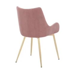 Avery Fabric/Metal Dining Room Chair Pink - Armen Living -Furniture Specialty Store GUEST 0cc23f12 2465 4f65 a1cb 8703d1b9d82a