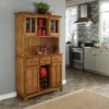 Buffet With 2 Door Hutch Wood/Oak - Home Styles