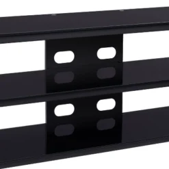 Travers Open Shelves TV Stand For TVs Up To 82" Black - CorLiving -Furniture Specialty Store GUEST 0edd0c04 1c33 446e b656 8d2c7ae77ed5