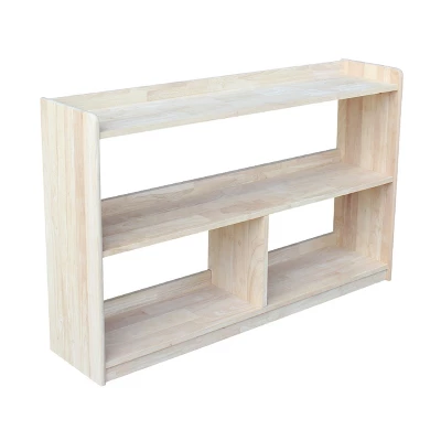 30" Abby Divided Bookshelf Unfinished - International Concepts 4 30" Abby Divided Bookshelf Unfinished - International Concepts - Image 2