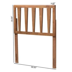 Duncan Wood Headboard Walnut - Baxton Studio -Furniture Specialty Store GUEST 0fd91f48 aa85 4c68 a211 2f3a00e24e57