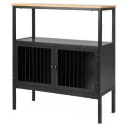 Costway Kitchen Server Buffet Sideboard Storage Cabinet Cupboard With 2 Doors & Open Shelf -Furniture Specialty Store GUEST 0fe6f1d9 e28e 4608 acad 883c905f1aee