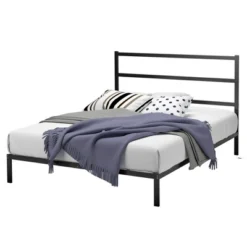 Costway Twin/Full Metal Bed Platform Frame Heavy Duty Mattress Foundation W/Headboard -Furniture Specialty Store GUEST 10c11ade a13e 40e6 bc30 902268861a28