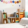 HOMCOM 6-Cubby Kids Bookcase, Reading Nook Organizer With Seat Cushion, Toddler Storage Cabinet Shelf For Playroom Bedroom, 40.5" X 12" X 23.5" -Furniture Specialty Store GUEST 10d3e305 4c5d 42d4 96d9 87c8e66ca169