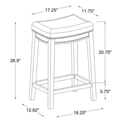 Claridge Counter Height Barstool - Linon -Furniture Specialty Store GUEST 11300d5f 00b1 4b5e 8f16 b61a70ebd559