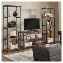 Ronay Rustic Industrial Console Table - Inspire Q® 14 Ronay Rustic Industrial Console Table - Inspire Q® -Furniture Specialty Store GUEST 1247bc83 48b8 40d8 a9c2 4ac0d5b23502