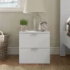 Delmar Wood 2 Drawer Nightstand Matte White - Hillsdale Furniture -Furniture Specialty Store GUEST 1274d2e4 50c6 4eac 8c30 c2edbaaac271