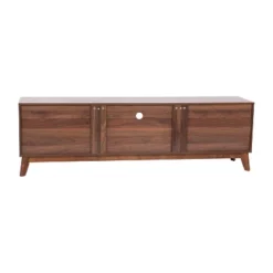 Flash Furniture Hatfield Mid-Century Modern TV Stand For Up To 64 Inch TV's - 60 Inch Media Center With Adjustable Center Shelf And Dual Soft Close Doors -Furniture Specialty Store GUEST 12e4a030 aa77 4708 9bf6 fe704686457b