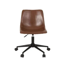 Jarvi Contemporary Upholstered Swivel Office Chair With Rolling Casters - Christopher Knight Home -Furniture Specialty Store GUEST 12f79334 c968 4ec9 80dc a4d5e3c42434